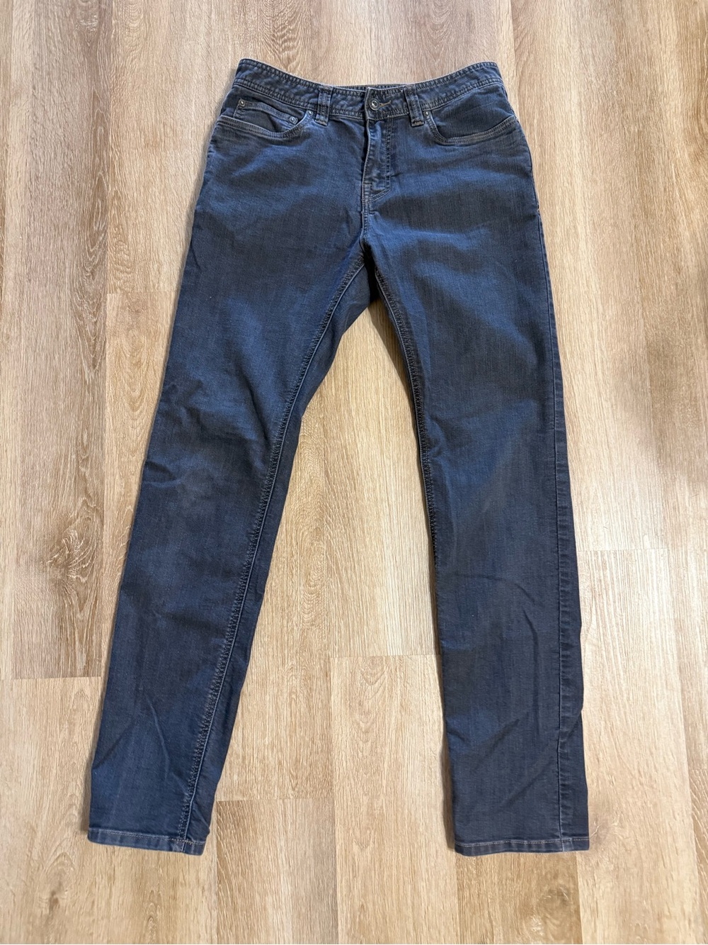 Prana Men’s Slim Fit Jeans Size 30x34 Organic Cotton Gray Stretch Denim Casual